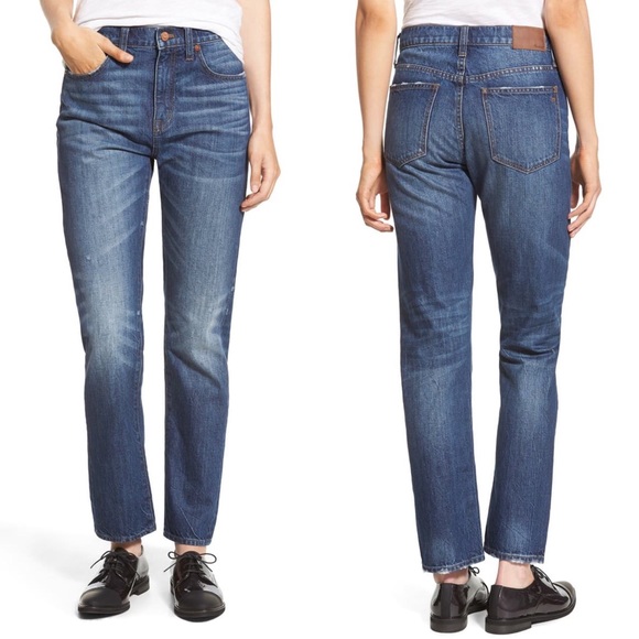 Madewell Denim - Madewell Crop Straight Leg high rise jean